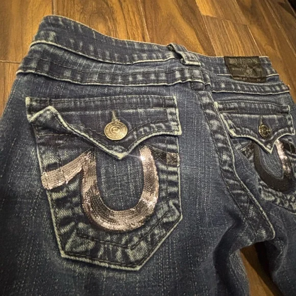 True Religion Joey Low Rise Flare Jeans - Picture 3 of 6